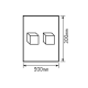 WALL LAMP WL31 G9 AC.045XFWL31