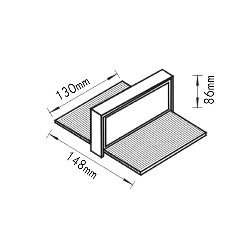 Wall lamp up-down WL40 G9 AC.045XFWL40