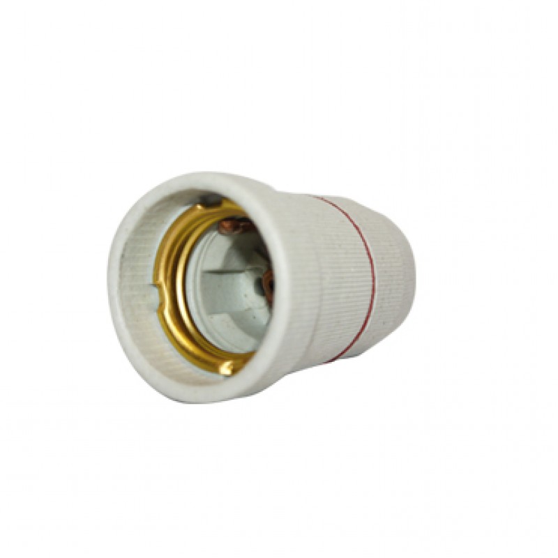 Porcelain lamp holder E-27 1/8 AC.44109