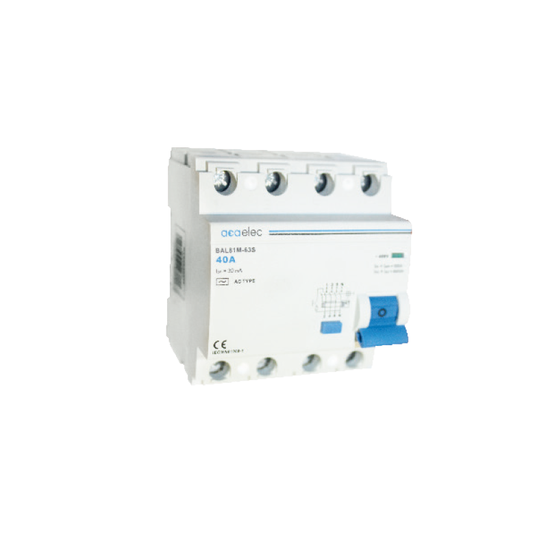 RCCB 4x40A 30mA 4M A-Type DY02031038