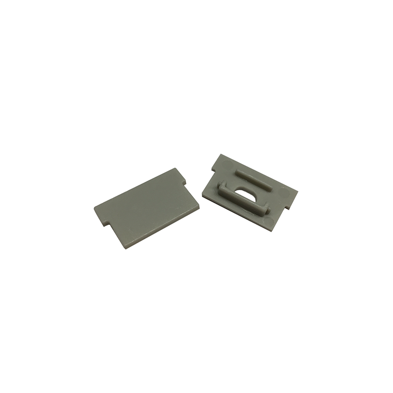 SET OF GREY PLASTIC END CAPS FOR P131, 1PC WITH HOLE 1PC WITHOUT HOLE EP131 SET OF GREY PLASTIC END CAPS FOR P131, 1PC WITH HOLE 1PC WITHOUT HOLE EP131