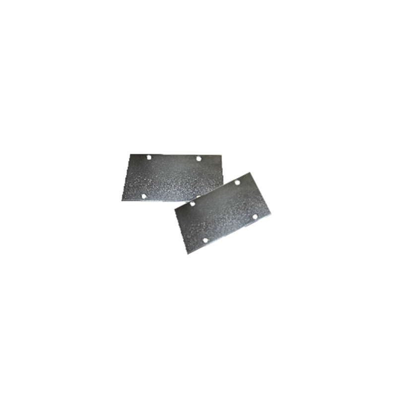 METAL CAPS FOR PROFILE DOPPIO P64 - SET 2PCS WITHOUT HOLE EP64