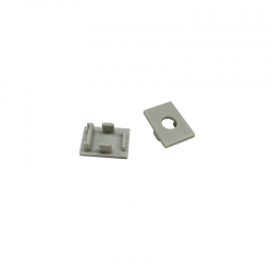 PLASTIC CAPS FOR PROFILE LATE MINI P79 - SET 2PCS, 1 WITH HOLE, 1 WITHOUT EP79 PLASTIC CAPS FOR PROFILE LATE MINI P79 - SET 2PCS, 1 WITH HOLE, 1 WITHOUT EP79