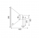WALL PROJECTOR D250mm Ε27 MAX 26W IP65 GREY GR020L