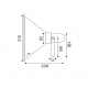 WALL PROJECTOR D310 Ε27 MAX 36W IP65 GREY GR026L