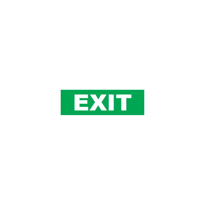 STICKER EXIT HAP5