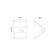 SMART SOLAR SENSOR SMDLED WALL WHITE 2W 220Lm 4000K IP65 90° PAPILLON2S