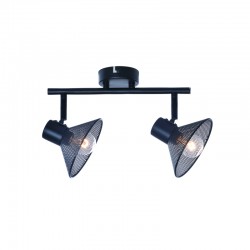 WALL MOUNTED 2ΧΕ14 PALOMA BLACK METAL 32X13X19CM TNK2832SB