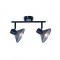 WALL MOUNTED 2ΧΕ14 PALOMA BLACK METAL 32X13X19CM TNK2832SB