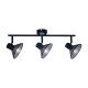 WALL MOUNTED 3ΧΕ14 PALOMA BLACK METAL 53X13X19CM TNK2833SB