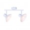 WALL MOUNTED 2ΧΕ14 PALOMA WHITE METAL 32X13X19CM TNK2832SW
