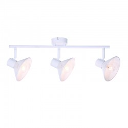 WALL MOUNTED 3ΧΕ14 PALOMA WHITE METAL 53X13X19CM TNK2833SW