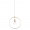 PENDANT 1XE27 METAL BRASS CIRCLE Φ35CM TWIGGY V35181BS
