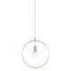 PENDANT 1XE27 METAL BRASS CIRCLE Φ35CM TWIGGY V35181BS
