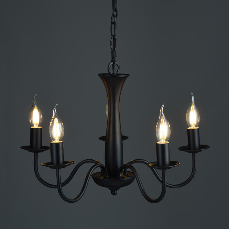 PENDANT 5XE14 METAL BLACK Φ49,5ΧΗ89,5CM KNOSSOS DLA12015PB PENDANT 5XE14 METAL BLACK Φ49,5ΧΗ89,5CM KNOSSOS DLA12015PB
