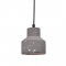 PENDANT 1XE27 BLACK CEMENT-GRAVELΦ12ΧΗ120CM BELFAST V35163BW