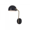 WALL MOUNTED LUMINAIRE 1XE27 METALLIC, COLOR  BLACK 25×30×Η42CM OCEANUS ML306061W