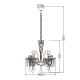 PENDANT 4ΧΕ14 CLEAR ACRYLIC Φ62XH130CM GIZA SF633124P