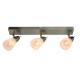 SPOT ΙΙΙ GLASS BRASS 3Χ40W E14 KAMET MC542GAB3 SPOT ΙΙΙ GLASS BRASS 3Χ40W E14 KAMET MC542GAB3