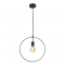PENDANT METAL 1XE27 BLACK CIRCLE Φ35cm TWIGGY V35181BK