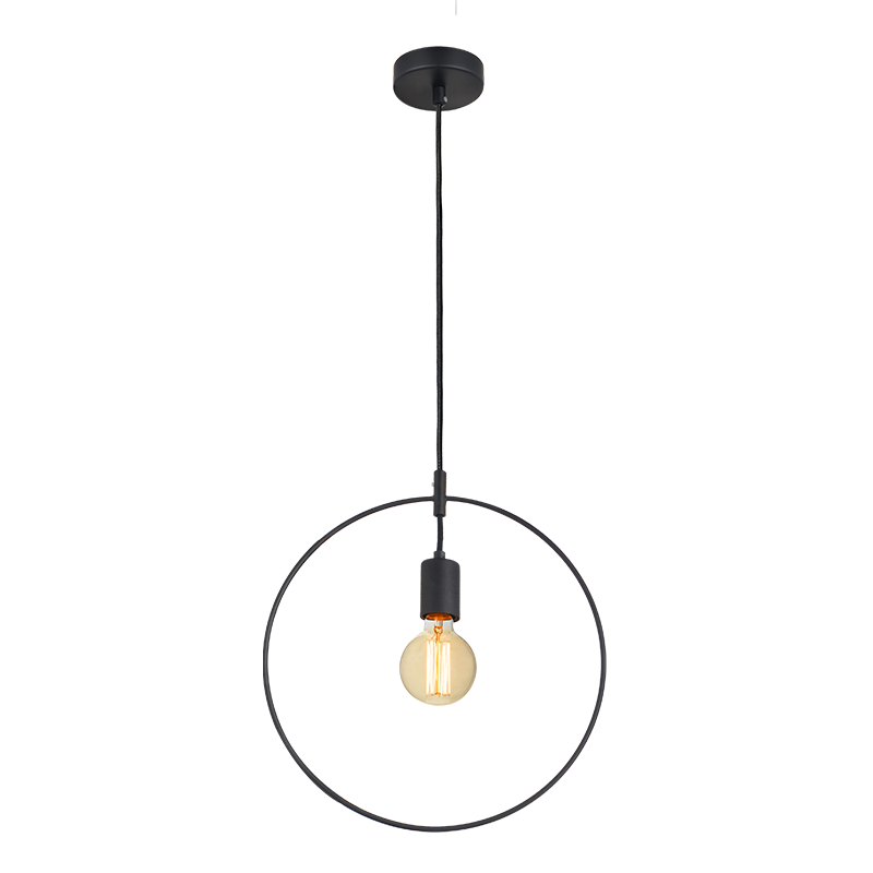 PENDANT METAL 1XE27 BLACK CIRCLE Φ35cm TWIGGY V35181BK PENDANT METAL 1XE27 BLACK CIRCLE Φ35cm TWIGGY V35181BK