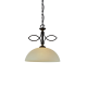 PENDANT 1ΧΕ27 HONEY GLASS+BROWN-GOLD METAL ELECTRA AD89061