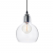 PENDANT CLEAR GLASS E27 D17cm 1X40W BLOOM V292851PCL