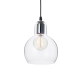 PENDANT CLEAR GLASS E27 D17cm 1X40W BLOOM V292851PCL
