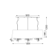 SUSPENDED LIGHT 3L ALICE ALICE 3P1200BK