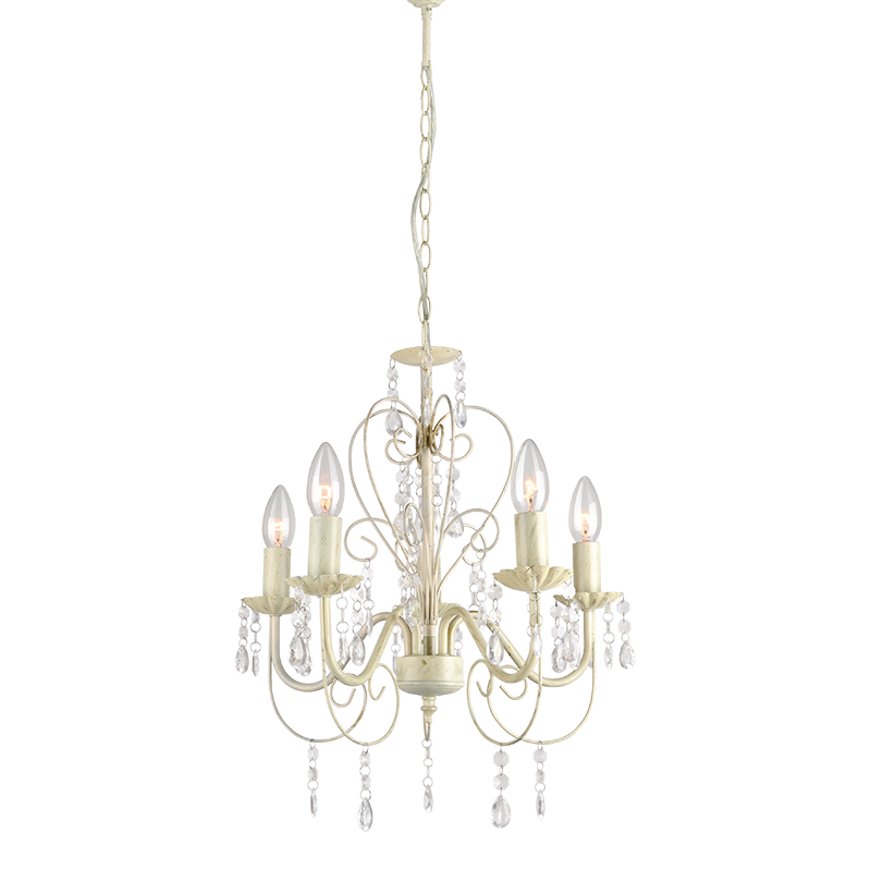 PENDANT LUMINAIRE 5ΧΕ14 METALLIC PATINΑ + ACRYLIC Φ44XH125CM DUMAS SF63185PWG PENDANT LUMINAIRE 5ΧΕ14 METALLIC PATINΑ + ACRYLIC Φ44XH125CM DUMAS SF63185PWG