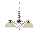 PENDANT 2ΧΕ27 HONEY GLASS+BROWN-GOLD METAL ELECTRA AD89062 PENDANT 2ΧΕ27 HONEY GLASS+BROWN-GOLD METAL ELECTRA AD89062