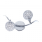WALL LAMP 2XG9 BALLS CRYSTAL SKYLAR AD20120032B