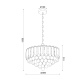 PENDANT 3XE14 ACRYLIC+ GOLD METAL Φ38,ΧΗ98CM GRAPPA SF175323PG