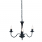 PENDANT 3XE14 METAL BLACK Φ49,5ΧΗ89,5CM KNOSSOS DLA12013PB