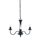 PENDANT 3XE14 METAL BLACK Φ49,5ΧΗ89,5CM KNOSSOS DLA12013PB