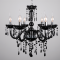 PENDANT 6X40W E14 ACRYLIC BLACK PEGASUS SF64026B