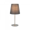 TABLE LAMP 1X40W E14 H28CM GREY CLOTH HARPY MT3000GN