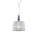 PENDANT GLASS+SILVER SHADE D34 1ΧΕ27 OLIVIA AD477215 PENDANT GLASS+SILVER SHADE D34 1ΧΕ27 OLIVIA AD477215