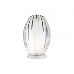 TABLE LUMINAIRE ACRYLIC CLEAR 1X40W E14 HOMO SF8574