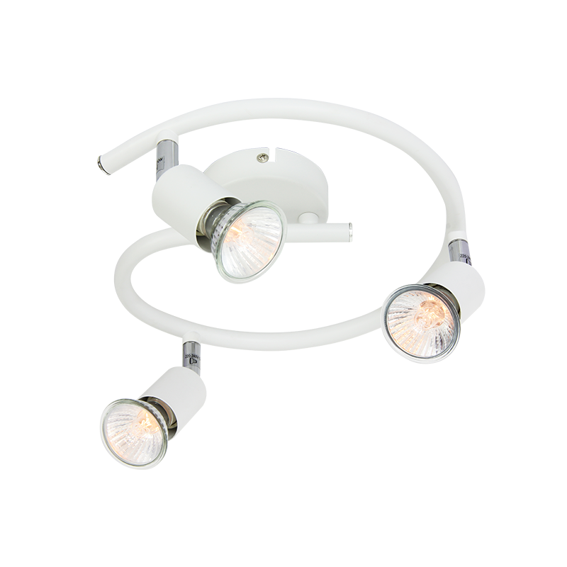 SPOT 3 Χ GU10 WHITE MAT TRINITY MC634WH3G