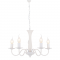 PENDANT 5XE14 METAL WHITE Φ49,5ΧΗ89,5CM KNOSSOS DLA12015PW