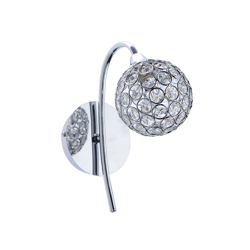 WALL LAMP 1XG9 BALL CRYSTAL SKYLAR AD2012001W