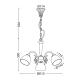 SUSPEND LIGHT 3XE14 PATINA- WHITE GLASS D61cm PERONE DL8163