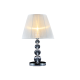 TABLE LAMP GLASS+SILVER SHADE 1ΧΕ27 OLIVIA AD477211 TABLE LAMP GLASS+SILVER SHADE 1ΧΕ27 OLIVIA AD477211