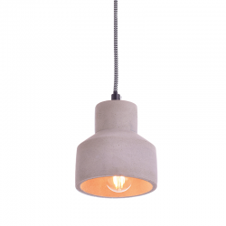 PENDANT 1XE27 CEMENT Φ12XH13cm BELFAST V351631P