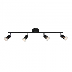 SPOT BLACK MAT 4X GU10 TRINITY MC634BK4