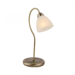 TABLE LUMINAIRE BRONZE METAL 1ΧΕ14 BYRON DLX7391TBR TABLE LUMINAIRE BRONZE METAL 1ΧΕ14 BYRON DLX7391TBR