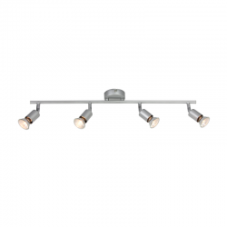 SPT 4 Χ GU10 SILVER COLOR TRINITY MC634SL4
