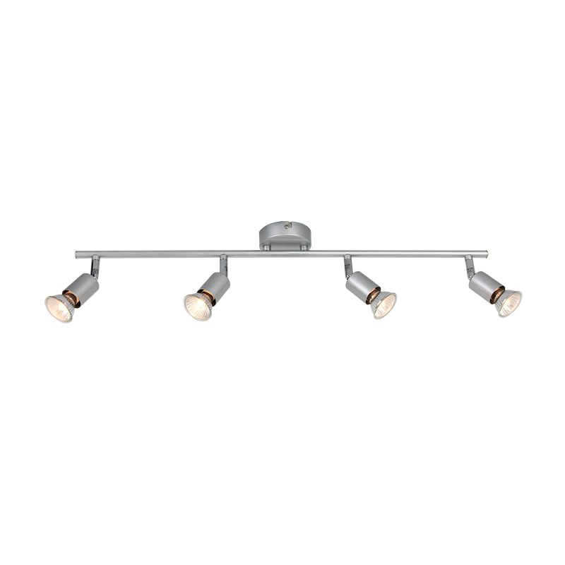 SPT 4 Χ GU10 SILVER COLOR TRINITY MC634SL4