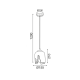 PENDANT 1XE27 CEMENT Φ15,5ΧΗ120CM POE V36250 PENDANT 1XE27 CEMENT Φ15,5ΧΗ120CM POE V36250